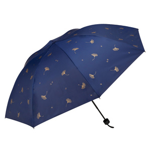 Three-fold Cheap Chinese Manufacturer Wholesale <b>Promotional</b> Custom Logo Print 3 Folding <b>Umbrella</b> Paraguas - Product Image 4