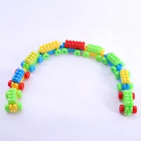 Meilleure Vente : Boîte de Rangement Colorée Écologique en Plastique pour Blocs de Construction DIY – Briques Éducatives Emboîtables, Jouet Modèle pour Tout-petits et Enfants
