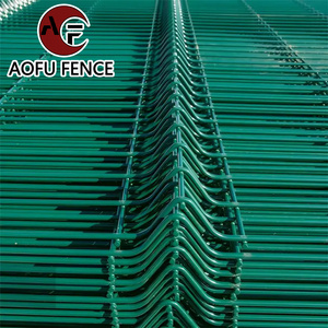 공장 직접 판매 매우 안전한 Zn + PVC 녹색 금속 3D 용접 와이어 메쉬 패널 울타리 야외 펜싱에 사용 - Product Image 4
