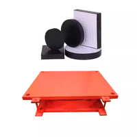 Palier d'isolation sismique de roulement sphérique en forme de bol de pont coulissant type amortisseur de vibrations
