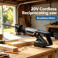 Scie sauteuse électrique Vertak 20V, outils électriques pour l'abattage, scie sauteuse sans fil rechargeable pour la coupe du bois