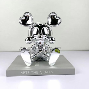 Cadeau, <span class=keywords><strong>jouet</strong></span>, artisanat en résine, Mickey, décoration de <span class=keywords><strong>maison</strong></span> et de bureau, statue de souris animale de dessin animé, collection de galerie, souvenirs, sculpture pop art - Product Image 2