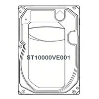 Nouveau disque dur de surveillance AI CMR 3,5 pouces SATA 6 Gbit/s 7200 tr/min 256 Mo 512E 10 To ST10000VE001