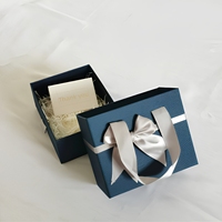 Boîte cadeau en carton épais recyclé avec tiroir coulissant, impression personnalisée du logo, vente en gros, pour souvenir de mariage