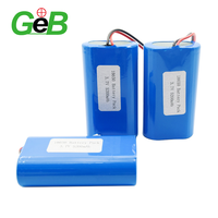 الصين المورد بطارية أيون الليثيوم حزمة 1s2p 3.7v 5200mah Icr18650-2600 2 خلايا بطارية ليثيوم أيون حزم مع موصل
