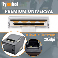Cabezal de Impresión Compatible con Epson TM-T88IV, Cabezal de Impresión de 180dpi para Impresora de Etiquetas Térmicas M129H 1651190