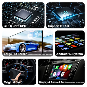 Navihua IPS màn hình Android Car DVD đài phát thanh Máy nghe nhạc 12.1 "<span class=keywords><strong>GPS</strong></span> <span class=keywords><strong>navigation</strong></span> cho Tesla phong cách GMC Yukon Chevrolet Tahoe ngoại ô 2015 - Product Image 4
