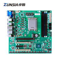 USB 17 COM 10 SATA3.0 4 RJ45 2 PCI X86 Carte mère industrielle Micro ATX Intel 12e/13e génération LGA 1700 H610 H670 Q670 CPU avec RAM