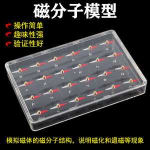 Magnetic molecular model with 24 rhomboid magnetic needles to simulate magnetization and demagnetization in <b>physical</b> - Product Image 5