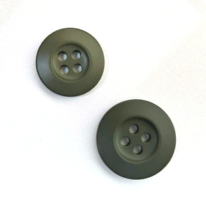 Thời trang tùy chỉnh các nút nhiều màu sơn phun, nhựa 4 lỗ, thích hợp cho áo khoác ngoài nam và nữ. - Product Image 1