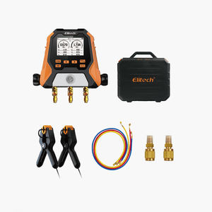 Manômetro Profissional Inteligente Bluetooth Multifuncional para Refrigeração com Medidor de Pressão e Grampo de Temperatura Sem Fio - Product Image 2