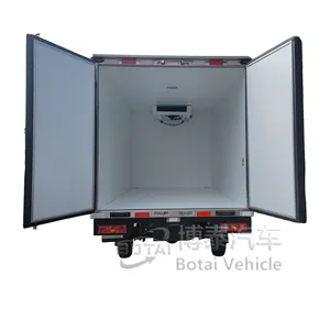 Caminhão de lixo para freezer de sorvete, mini van, refrigerador, refrigerador, 4x2, frigorífico, frigorífico, caminhões
