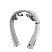 Nouvel appareil de massage cervical EMS chauffant, mini masseur de cou télécommandé Bluetooth, pour usage domestique, alimenté par USB, transfrontalier