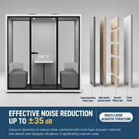 Cabine d'isolation acoustique insonorisée personnalisée pour chant, cabine d'enregistrement portable pour bureau