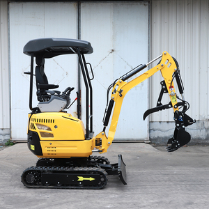 LIVRAISON GRATUITE Mini-excavatrice EURO 5 Moteur EPA Kubota Micro-excavatrice sur chenilles pour ferme 1 tonne 1,5 tonne Petites excavatrices à vendre - Product Image 4
