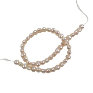 Perla de Agua Dulce Barroca Grande Natural Blanca de 10-11 mm, Perla Suelta Semi-Acabada para Manualidades - Product Image 5