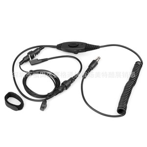 Auriculares con cancelación de ruido para aviación, para walkie talkie, con micrófono y control de volumen, compatibles con Quansheng Baofeng. - Product Image 4