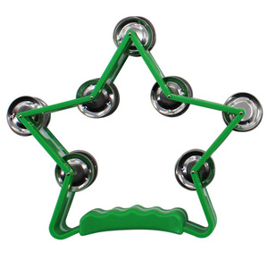 En gros, Instrument de percussion Orff : Sonnette à main en forme d'étoile à cinq branches de 6 pouces, aide pédagogique musicale pour enfants - Product Image 2