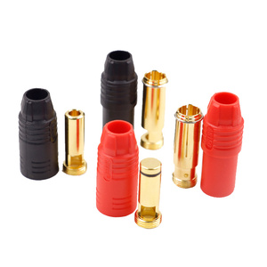 Amass Xt150 7Mm Chống-Spark Kết Nối Cắm <span class=keywords><strong>As150</strong></span> Vàng Bullet Nam Nữ Cho Lipo Pin Adapter Brass Liên Hệ với Vật Liệu Điện - Product Image 1