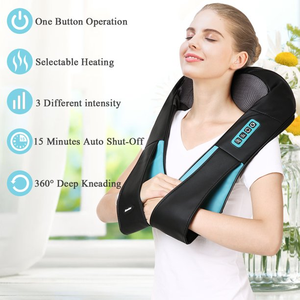 Werkseitiges Nacken-und Schulter massage gerät mit Wärme zur Schmerz linderung bei tiefem Gewebe Tragbar und wiederauf ladbar für das Home Office - Product Image 4