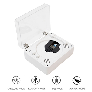 Venta al por mayor Retro Mini REPRODUCTOR DE <span class=keywords><strong>CD</strong></span> de vinilo portátil Altavoz Bluetooth Reproductor de <span class=keywords><strong>CD</strong></span> integrado - Product Image 3