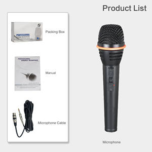 Cable de 5 metros con cable dinámico unidireccional para cantar, el mejor micrófono vocal cardioide de mano - Product Image 4