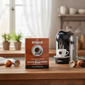 100 Capsule di Caffè Compatibili Dek Gattopardo a MODO MIO 0.13/Capsule Accessori per Caffè e Tè - Product Image 3