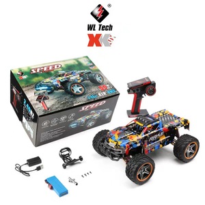 Camion <span class=keywords><strong>RC</strong></span> tout-terrain 1/10 Wltoys 104016 4WD <span class=keywords><strong>Moteur</strong></span> Brushless 55KM/H Vitesse Turbo Télécommandé RTR Modèle de Course Monster de Niveau Hobby - Product Image 1