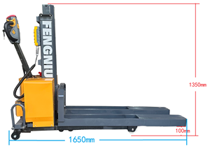 Small Space Pallet Truck <strong>Container</strong> <strong>Loading</strong> and Unloading Cargo Electric Counterbalance Forklift for Sale - Product Image 3