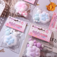 Usine En Gros Multi Style Tpr Squeeze Cat Paw Transparent Mochi Cat Paw Squishy Toy