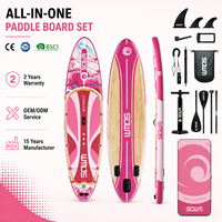 Planche de surf gonflable OEM 11'*33"*6" pour la vente en gros depuis l'entrepôt UE – Planche de paddle gonflable, Stand Up Paddleboard, pour jeux aquatiques et surf (SUP)