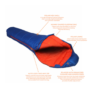CHENYUE Sac de couchage personnalisé 4 saisons, imperméable, type momie, pour le <span class=keywords><strong>camping</strong></span> en plein air, sacs de couchage personnalisés pour adultes - Product Image 3