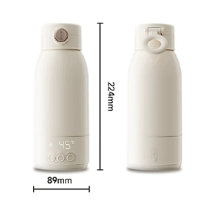 Hervidor de <span class=keywords><strong>Agua</strong></span> y Leche Inalámbrico Portátil de Acero Inoxidable de 500 ml, con Control Digital de Temperatura, Automático, para Coche y Hogar - Product Image 2