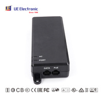 Adaptador de Corriente de 35W 48V 54V 56V con Alimentación a Través de Ethernet (PoE) de 10 Gigabit, Inyector Midspan IEEE802.3af/at