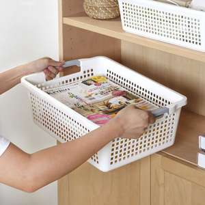 กล่องเก็บของพับได้ทรงสี่เหลี่ยมผืนผ้า ขนาด 35 ลิตร วัสดุพลาสติก สไตล์คลาสสิก สำหรับเก็บขนม ของเล่น ใช้ในหอพัก ห้องครัว หรือวางบนโต๊ะ - Product Image 6