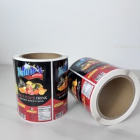 Étiquettes personnalisées imprimées en vinyle imperméable adhésif pour bouteilles d'eau, de jus et de boissons en verre
