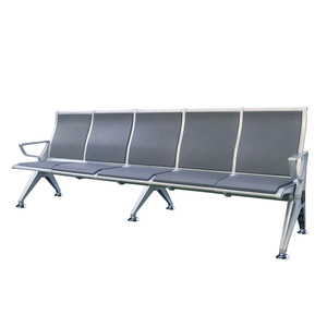 Sillas de Espera para Aeropuerto Yijiahao de Cuatro Plazas, Asientos de Aluminio con Tapicería de PU, Asientos Públicos en Fila - Product Image 2