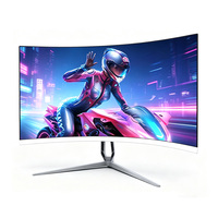 Écrans de jeu incurvés de haute qualité pour joueurs, 24 pouces, 180 Hz, supportent le montage mural, 1920*1080, 1k LCD, 2800R, FHD, moniteur PC