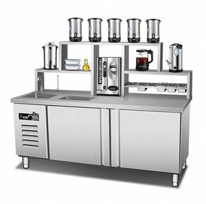 Ticari paslanmaz çelik tezgah oteller restoranlar kahve dükkanları-mutfak ekipmanları gıda konteyner depolama temizleme özelliği - Product Image 4