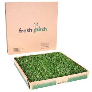 Tapis d'apprentissage <span class=keywords><strong>de</strong></span> la propreté pour animaux <span class=keywords><strong>de</strong></span> compagnie en <span class=keywords><strong>herbe</strong></span> synthétique réaliste, lavable et réutilisable, 24 pouces, pour <span class=keywords><strong>l</strong></span>'intérieur et <span class=keywords><strong>l</strong></span>'extérieur - Product Image 2