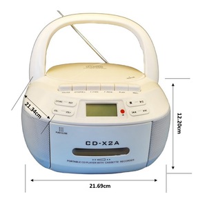 Multifunctional Portable CD Player Boombox With Cassette Recorder USB MP3 FM Radio Remote Control For Home Learning - Product Image 3