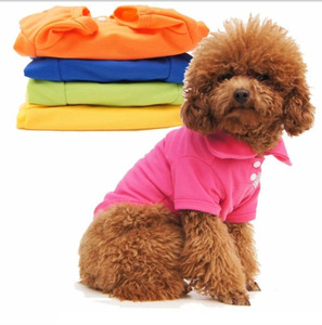 Veste en coton décontractée pour chien, t-shirt polo, printemps, été, automne, vêtements pour chiot Teddy, peut être vendu en gros en Chine - Product Image 2