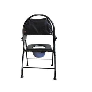 Folding <b>Commode</b> <b>Chair</b> Stainless Steel 45x72x37cm For Elderly Use - Product Image 1