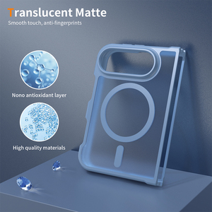 B525 Matte Magnetic Fold Case for Iphone Duo Anti Fingerprint Nano Oxidation Thin Shock Absorb Protective Cover - Product Image 4
