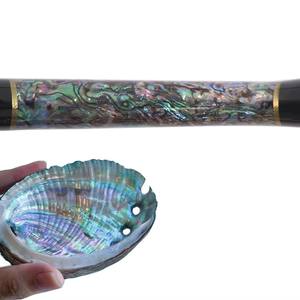 Canne à pêche en aluminium GMR008 personnalisée 1 pièce, motif abalone, pour la pêche en eau salée, canne de bateau à poignée droite, canne de pêche à la traîne pour gros gibier - Product Image 3