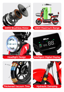 สกู๊ตเตอร์สองล้อ EU China 350W รับน้ำหนักได้ 150 กก. ขายดี ราคาถูก - Product Image 4