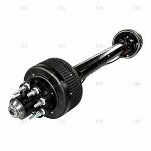 Essieu à ressorts à lames auto-ajustables avec <span class=keywords><strong>frein</strong></span> électrique de 12 000 lb et fonction de lubrification facile pour remorques lourdes - Product Image 1