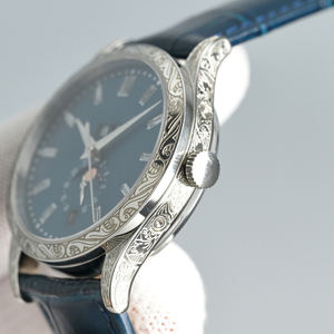 Reloj Unisex 2026 Elegante y Lujoso de Alta Calidad con Bisel con Patrón Tallado, Calendario Multifunción, Esfera con Marcadores Incrustados de Diamantes - Product Image 5