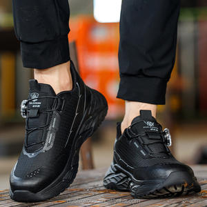 Neue Trendige Sicherheitsschuhe mit Drehknopf, Herren- und Damen-Arbeitsschuhe mit Schwarzer EVA-Sohle, Rutschfest und Verschleißbeständig - Product Image 6