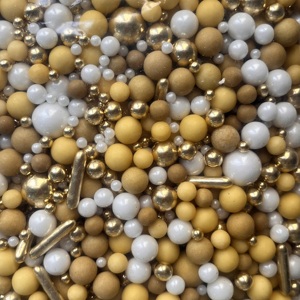 Perles de sucre comestibles mates mélangées 500g 1kg pour la décoration de gâteaux - Product Image 2
